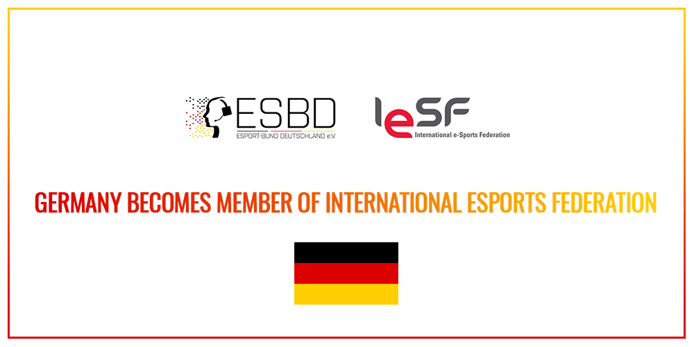 Germany Becomes Member of International Esports Federation