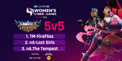 Women’s Mobile Legends goes to TM.FireFlies, with nA.Lost Girls and nA.The Tempest taking 2nd and 3rd place