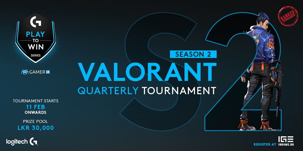 Logitech G Play to Win Valorant makes a comeback – participating teams to be included in Sri Lanka national ranking