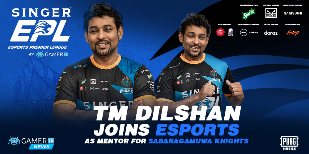 T M Dilshan joins Gamer.LK’s SINGER Esports Premier League
