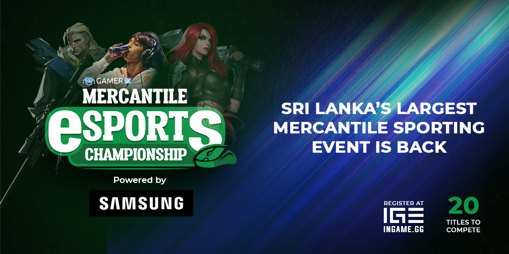 Gamer.LK announces the Mercantile Esports Championship 2021 powered by Samsung